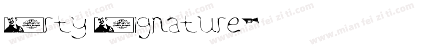 Arty Signature字体转换